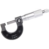 Beslands - Micrómetro Exterior Calibrador 0-25 mm- con Micrómetro de 0-01 mm- Alta Precisión para Medición Externa